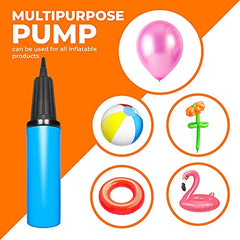 Hand Air Pump for Balloons - 9" Portable Manual Mini Hand Pump for Inflatables - Harmony Artworx Studio