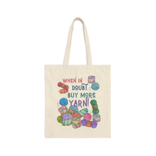 Charming Knitter's Delight Tote Bag - Sturdy & Stylish Yarn...