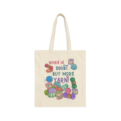 Charming Knitter's Delight Tote Bag - Sturdy & Stylish Yarn Carrier - Harmony Artworx Studio