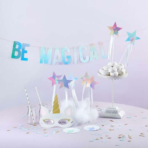 Enchanted Unicorn 49 Piece Party Décor Kit - Harmony Artworx Studio