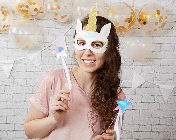Enchanted Unicorn 49 Piece Party Décor Kit - Harmony Artworx Studio