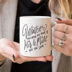 Whatever Our Souls are Made Of: Emily Bronté's Wuthering Heights Literary Mug - Harmony Artworx Studio