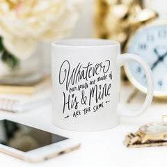 Whatever Our Souls are Made Of: Emily Bronté's Wuthering Heights Literary Mug - Harmony Artworx Studio