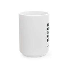Empower Your Mornings: Amy Arvary's White Guided Meditation Coffee Mug - Scan, Sip & Start Strong!"