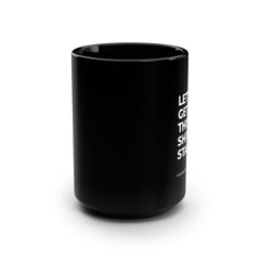 Empower Your Mornings: Amy Arvary's Black Guided Meditation Coffee Mug - Scan, Sip & Start Strong!"
