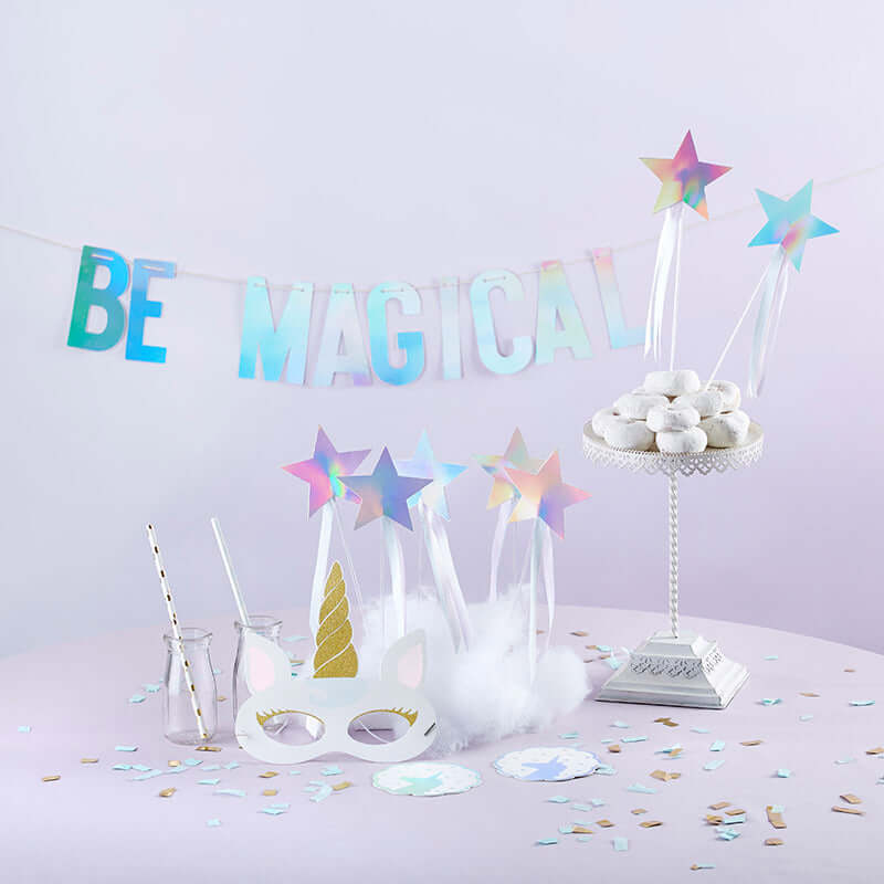 Enchanted Unicorn 49 Piece Party Décor Kit - Harmony Artworx Studio
