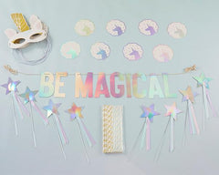Enchanted Unicorn 49 Piece Party Décor Kit - Harmony Artworx Studio